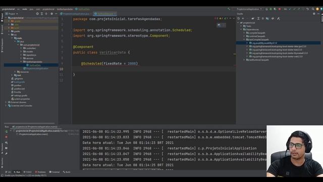 33 Criando tarefas agendadas no spring boot смотреть онлайн