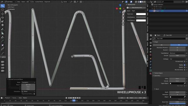 Как сделать неоновый текст в blender 2.8 (timelaps tutorial) смотреть онлайн