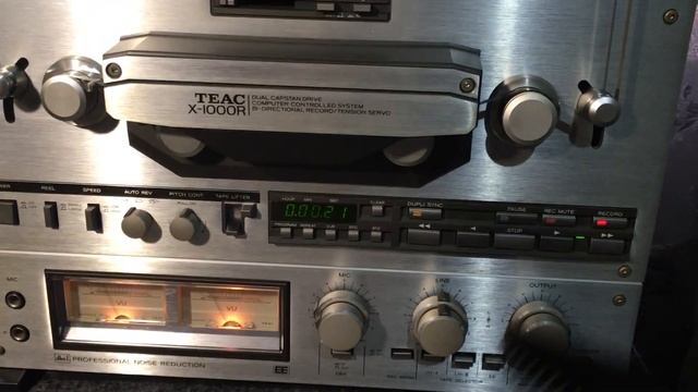 Катушечный магнитофон Teac X 1000 R смотреть онлайн