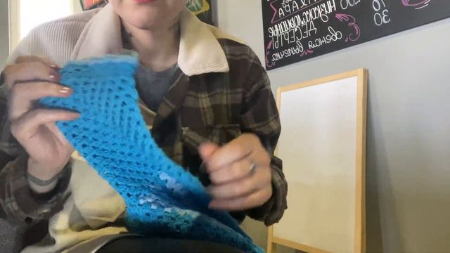 Вязательный влог?Вяжу крючком рубашку из pinterest✨ crochet vlog смотреть онлайн