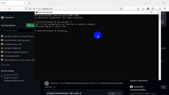 Installing Github Desktop and Git | 'git' is not recognized as an internal or external command смотреть онлайн