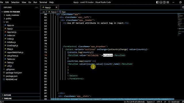 How to select a item from list of item in UI react.js смотреть онлайн