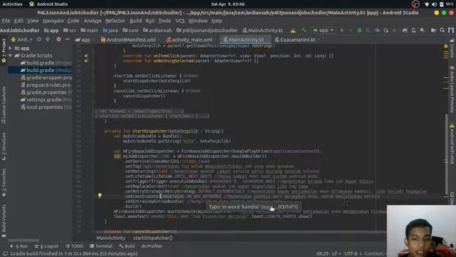 Latihan 2 : Penjadwalan dengan Firebase Dispatcher dalam bahasa pemrograman Kotlin смотреть онлайн