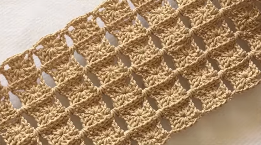 Красивый узор крючком - Вязание крючком смотреть онлайн