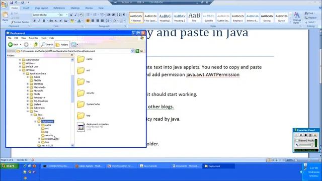 Copy And Paste in Java Applets not working in Oracle UCM смотреть онлайн