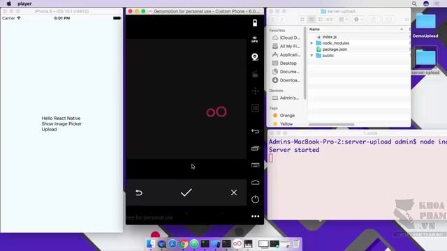 REACT NATIVE - IMAGE PICKER AND FILE UPLOAD: Giới thiệu смотреть онлайн