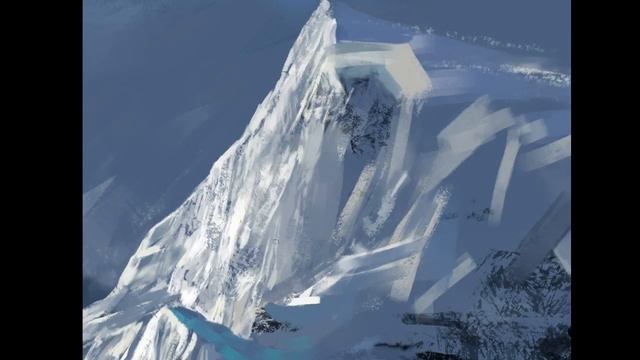 Горы   [#draw #digitalart  #art #photoshop]