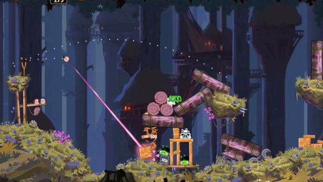Angry Birds Star Wars 5-13 Moon of Endor 3 Star Walkthrough смотреть онлайн