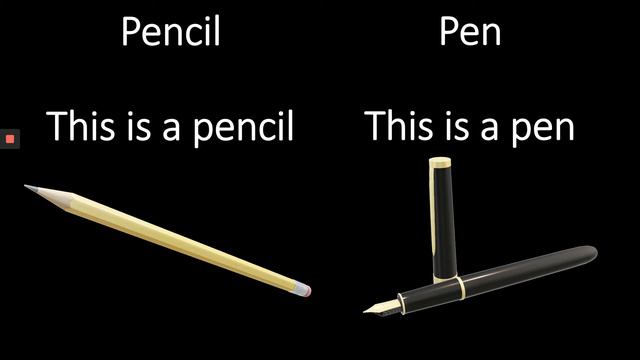 School Objects. Listen And Repeat. Books,pencils,pens,bags/apprendre L'Anglais/ LearnEnglishAR