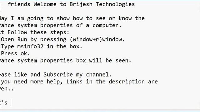 Best method for viewing or knowing the advance system properties of any PC смотреть онлайн