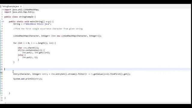String coding question- Java 8 смотреть онлайн