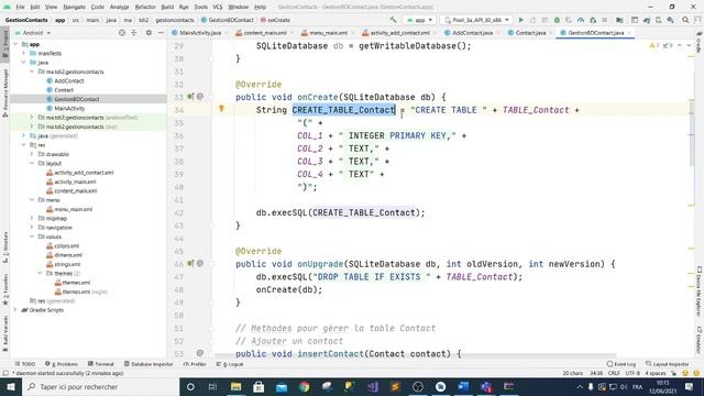Android - Développement mobile - Part46 - SQLite - Correction EFM Régional 2019 suite3 смотреть онлайн