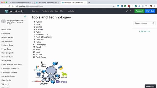 Final Project from the "Test-Driven Development with Python, Flask, and Docker" course смотреть онлайн