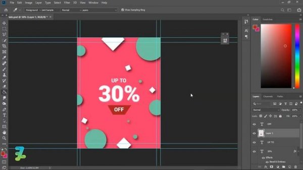 Create a Style Memphis Design ala Freepik - Tutorial Photoshop CC 2019