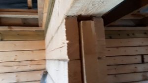 Баня своими руками. Окосячка дверного проема.