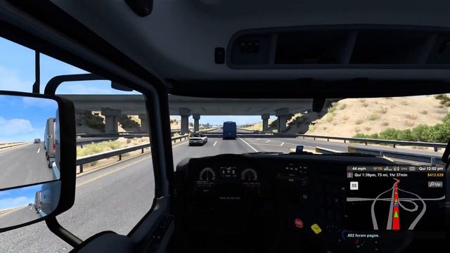 American Truck Simulator - Driving POV - Volvo VNL 740 425 cv. смотреть онлайн