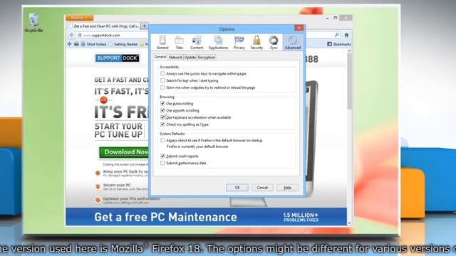 Disable Hardware Acceleration in Mozilla® Firefox on Windows® 8 смотреть онлайн