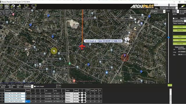 How to setup Inclusion/Exclusion fence zones in Mission Planner смотреть онлайн
