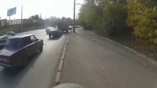 Выезд из Уфы на мотоцикле в час пик смотреть онлайн
