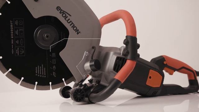 Elektryczna piła do betonu Evolution R300DCT z tarczą diamentową 300mm смотреть онлайн