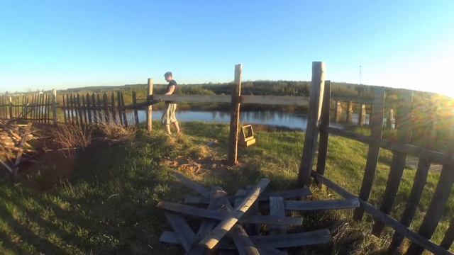 Забор из горбыля. Горбыль как материал. смотреть онлайн