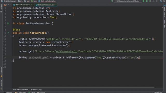 How to Automate Bar Code in Selenium Webdriver смотреть онлайн