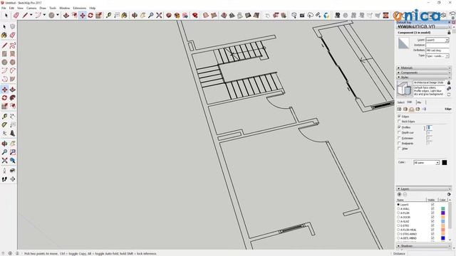Sketchup và Vray - Import File Autocad vào phối cảnh Sketchup смотреть онлайн