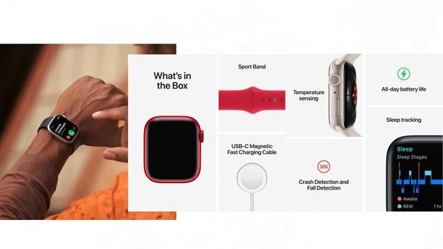 Apple Watch Series 8 [GPS 41mm] Smart Watch w/ (Product) RED смотреть онлайн