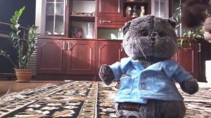 Утро,  день,  вечер кота Басика.  Басик идёт в школу ?????✏??