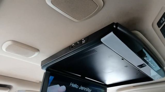 Leon Toyota Vellfire Alphard anh20 home theater system 17.3" full hd hdmi usb mp4 roof led monitor смотреть онлайн