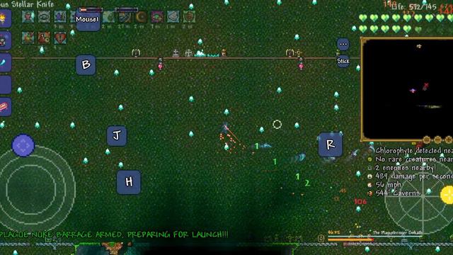 Terraria TModLoader mobile (Calamity Mod) - Revengeance The Plaguebringer Goliath смотреть онлайн
