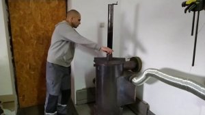 Гаражная печь с высоким теплообменом! ПЕЧЬ длительного горения для гаража.