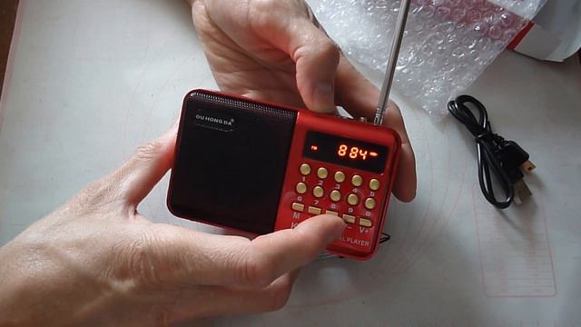 Портативное мини FM радио USB TF MP3, КК-11 смотреть онлайн