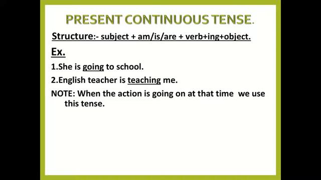 TENSES..( KINDS OF PRESENT TENSE..) смотреть онлайн