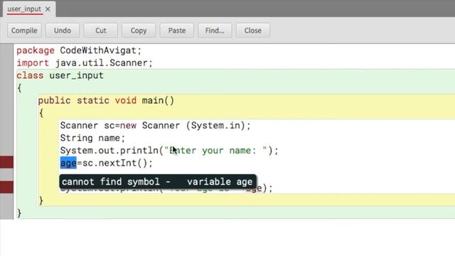 Getting User Input Using Scanner | Java Tutorial смотреть онлайн