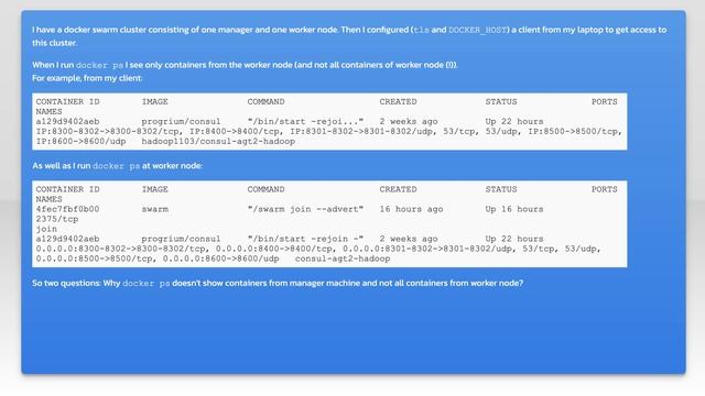 client access to docker swarm смотреть онлайн