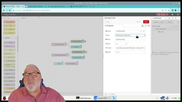 How To Create An Esp32 Mqtt Node-red Flow смотреть онлайн