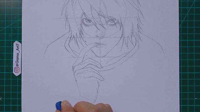 Como dibujar a L Lawliet de Death Note paso a paso | How to draw L from Death Note смотреть онлайн