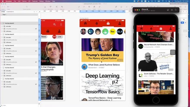 Generate Sketch artboards from open source youtube app by using iOS2Sketch смотреть онлайн