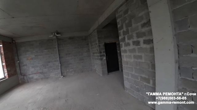 Ремонт квартиры в Сочи 60 кв.м - хорошая планировка и высокие потолки... смотреть онлайн