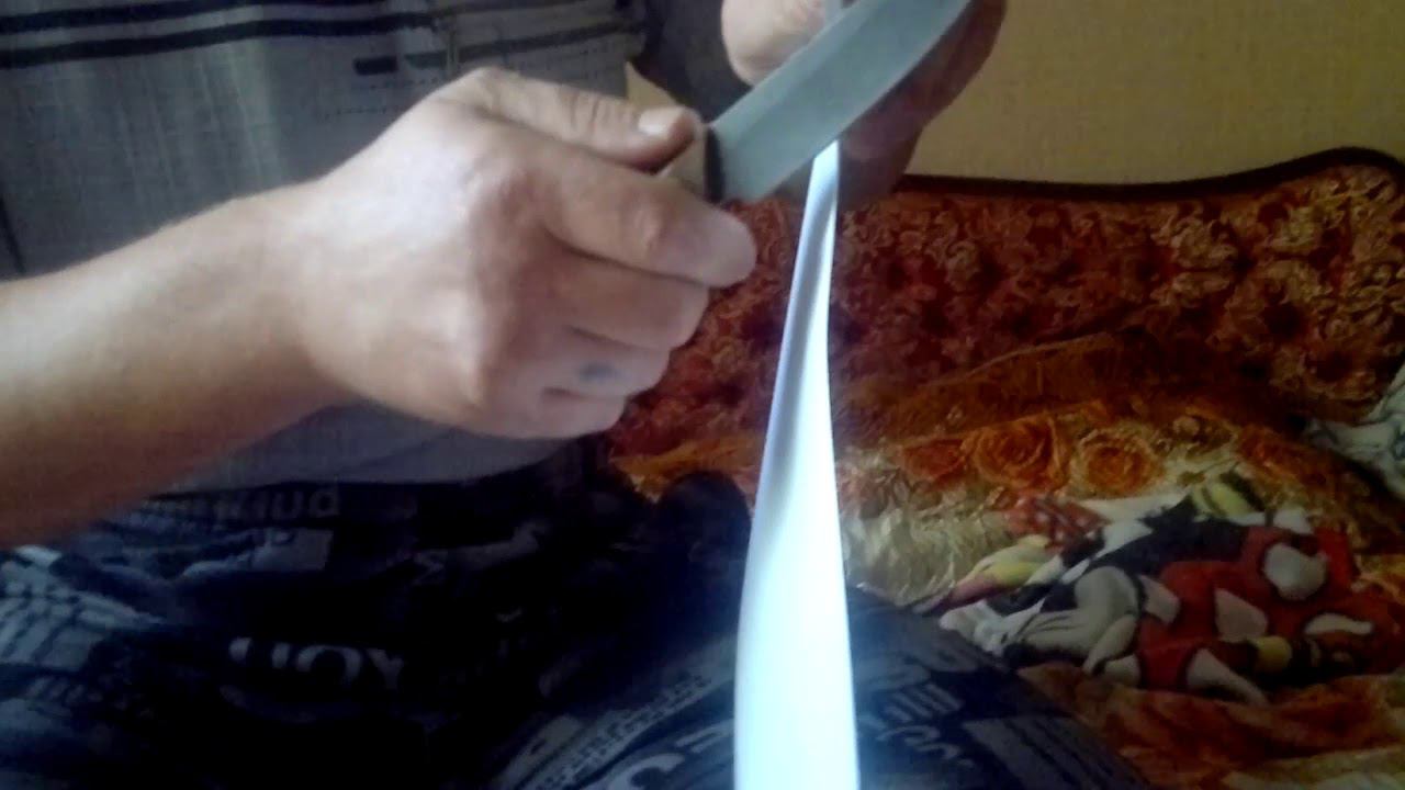 Мой первый булатный нож кузницы Баранова Обманутые ожидания