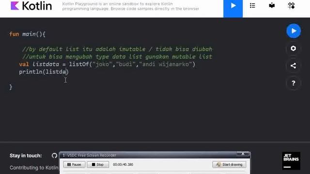 1 imutable list kotlin collection смотреть онлайн