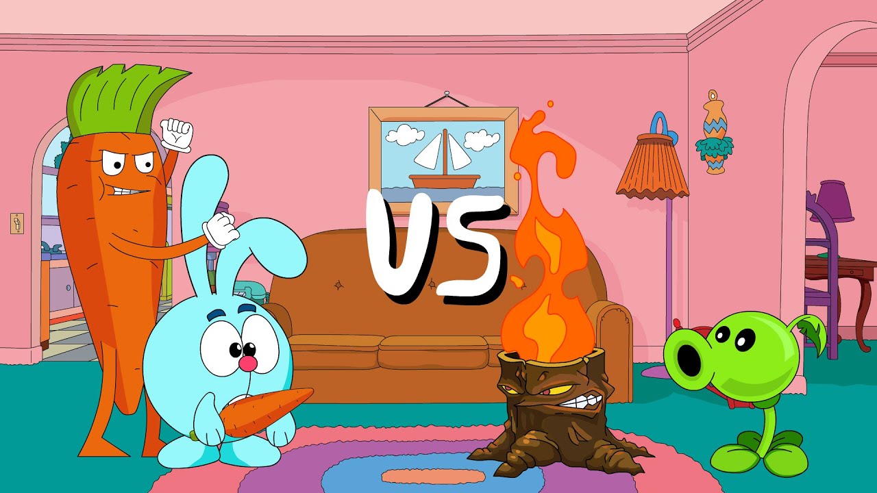 Крош против Горохострела эпичная битва Krosh Vs Gorokhostrel Epic Battle Animation