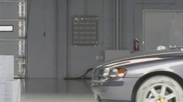 2002 Volvo S60 moderate overlap IIHS crash test смотреть онлайн
