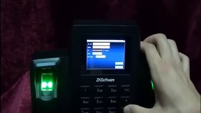 DS 100 Fingerprint Scanner Device User Registration смотреть онлайн