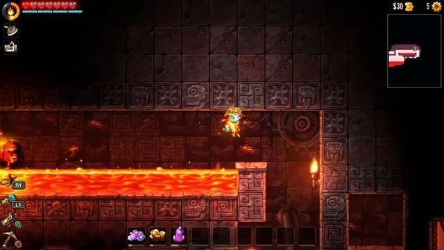 SteamWorld Dig 2 # Секреты храма разрушителей : 11 ( прохождение на русском ) смотреть онлайн