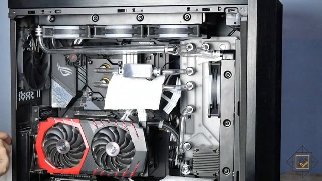 Insane $3000 Strix Helios Water Cooled PC | Timelapse Build смотреть онлайн