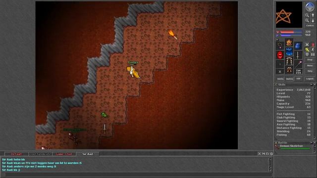 Tibia [7.3] 77 mage at Drefia смотреть онлайн