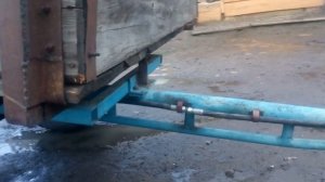 самодельная одноосная телега самосвал homemade dump cart