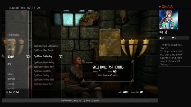 heeroyuy5588's Live PS4 Broadcast Skyrim legendary Vampire Archer смотреть онлайн